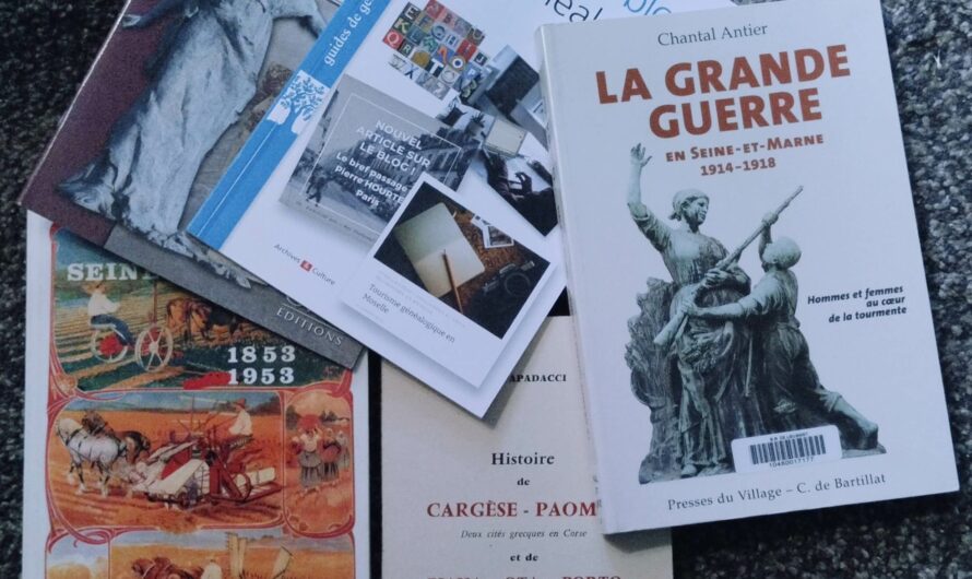  Blog, poilus, Seine-et-Marne et héritage familial : conseils littéraires pour généalogistes et curieux 